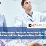 When Do Healthcare Products Require a 510(K) To Enter the Market as an FDA- Regulated Medical Device