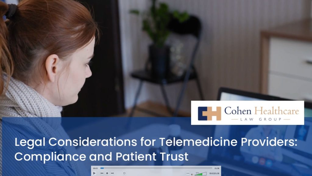Legal Considerations for Telemedicine Providers: Compliance and Patient Trust
