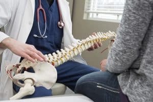 doctor talking to patient