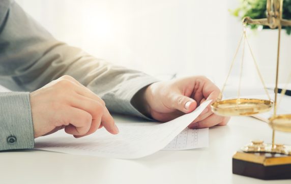 Lawyer Working In The Office