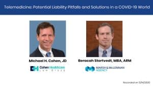 Telemedicine: Potential Liability Pitfalls and Solutions in ...