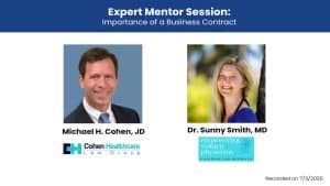 Expert Mentor Session Part 1: Importance of a Business Contr...