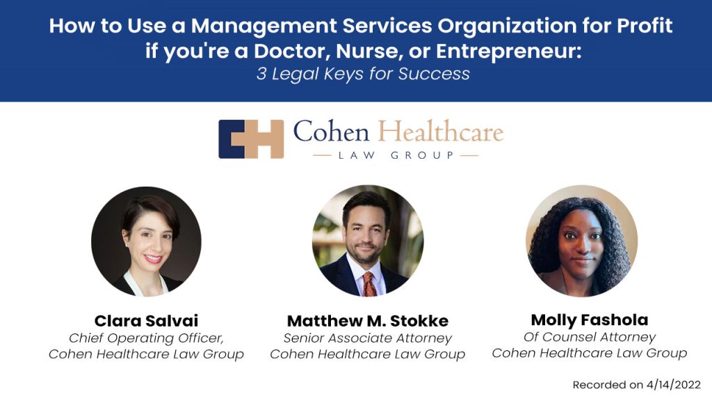 How to Use a Management Services Organization for Profit if you're a Doctor, Nurse, or Entrepreneur