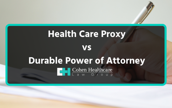 health care proxy vs durable power of attorney