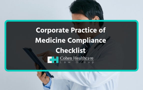 Corporate Practice of Medicine Compliance Checklist
