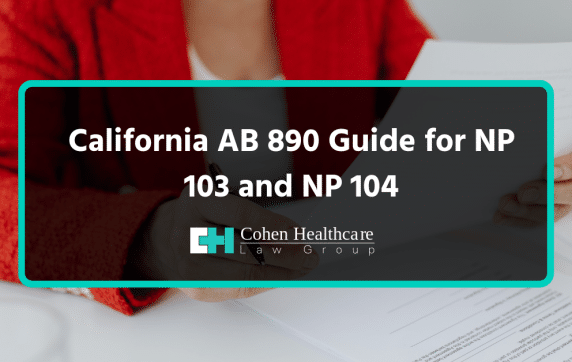 California AB 890 Guide for NP 103 and NP 104
