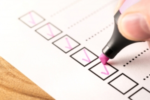Checklist, Keeping Score Of Obligations Or Completed Tasks In Pr Checklist